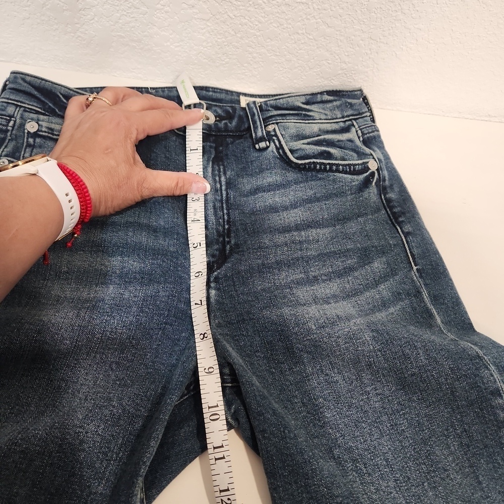 Rag & Bone Womens Nina High Rise Ankle Cigarette Step Hems Vallery Jeans Size 26 - Picture 14 of 16